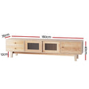 Artiss TV Cabinet Entertainment Unit Stand Storage Drawer 180CM - RnR Galore