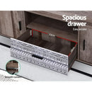 Artiss TV Cabinet Entertainment Unit Stand Storage Wooden Industrial Rustic 180cm - RnR Galore