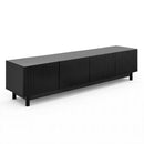 Artiss TV Unit Entertainment Unit Storage Cabinet 180cm Black - RnR Galore