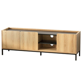 Artiss TV Unit Entertainment Unit Storage Cabinet Shelf 160cm Pine - RnR Galore