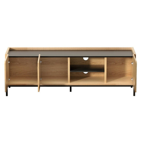 Artiss TV Unit Entertainment Unit Storage Cabinet Shelf 160cm Pine - RnR Galore