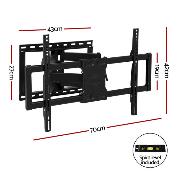 Artiss TV Wall Mount Bracket for 37" - 85" TVs Swivel Tilt Extendable Full Motion - RnR Galore