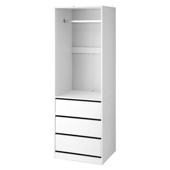 Artiss Wardrobe Clothes Closet Storage Organizer White - RnR Galore