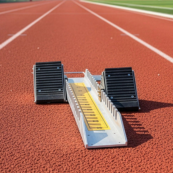 Athletics Starting Block for Sprint Training – Adjustable Track Running Equipment - RnR Galore
