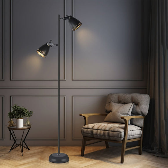Audrey Floor Lamp - Black - RnR Galore