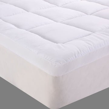 bamboo cotton fitted mattress topper double - RnR Galore
