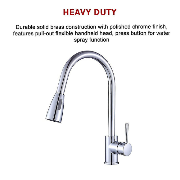 Basin Mixer Pull - Down Tap Faucet - Kitchen Laundry Bathroom Sink - RnR Galore