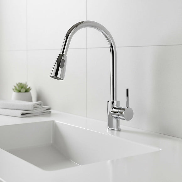 Basin Mixer Pull - Down Tap Faucet - Kitchen Laundry Bathroom Sink - RnR Galore