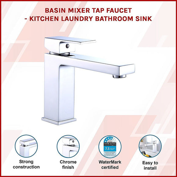 Basin Mixer Tap Faucet - Kitchen Laundry Bathroom Sink - RnR Galore
