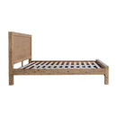 Bed Frame King Single Size in Solid Wood Veneered Acacia Bedroom Timber Slat in Oak - RnR Galore