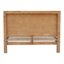 Bed Frame King Single Size in Solid Wood Veneered Acacia Bedroom Timber Slat in Oak - RnR Galore