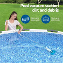Bestway Pool Cleaner 2 Cleaning Heads Vacuum 6m Hose 1.9m Aluminium Pole - RnR Galore