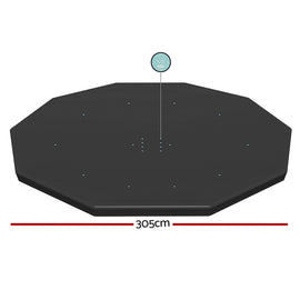 Bestway Pool Cover Fits 3.05m Round Above Ground Swimming Pool PVC Blanket - RnR Galore