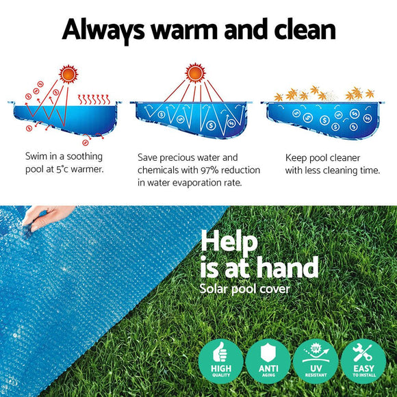 Bestway Pool Cover Solar Fits 4.17m Round Above Ground Swimming Pool Blanket - RnR Galore