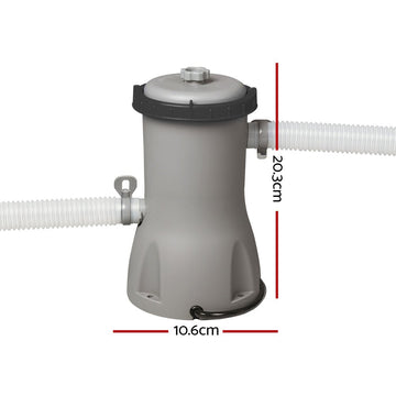 Bestway Pool Pump Cartridge Filter 800GPH 3028L/H Flowclear Filters Cleaner - RnR Galore