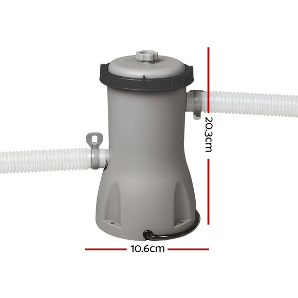 Bestway Pool Pump Cartridge Filter 800GPH 3028L/H Flowclear Filters Cleaner - RnR Galore