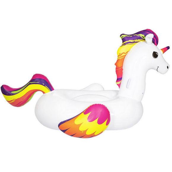 Bestway Unicorn Float Rider Inflatable Ride On Floating Pool Lounger 224x156CM - RnR Galore