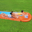 Bestway Water Slide Kids Slip 488cm Dual Slides Inflatable Splash Pad - RnR Galore