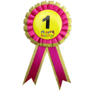 BIRTHDAY BADGE Party Favour Award Rosette Fancy Dress Girls Boys Childrens Kids RnR Galore
