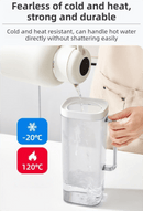 Black 2000ML Leak - Proof Flip - Top Cool Water Pitcher for Refrige Door - Cold/Heat - Resistant Stylish Iced Tea Fruit Infuser Kettle - RnR Galore