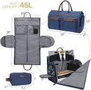 Black 45L Garment Duffel Bag - Men's Travel Suit Bag - Carry On Weekender - RnR Galore