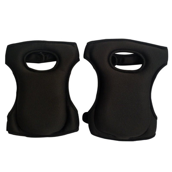Black Adjustable Gardening Knee Pads - Comfortable Neoprene Knee Protectors for Weeding & Outdoor Work - RnR Galore