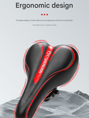 Black and red Mountain Bike Saddle - Comfortable and Durable Bicycle Seat for MTB and Road Bikes - RnR Galore