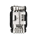 Black and Silver 16 in 1 Bicycle Repair Multi Tool - Compact Folding Bike Tool Kit with Chain Breaker for MTB Road Cycling - RnR Galore