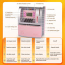 Black Digital ATM Savings Bank for Kids - Electronic Piggy Bank with PIN & Card for Real Money - RnR Galore