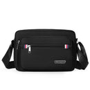Black Dual - Style Men's Oxford Cloth Crossbody Bag Bundle - Oxford Cloth Business Shoulder Bag, Multi - Functional Large Capacity, Fits 8 - inch Tablet - RnR Galore