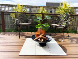 Black Lassen Cast Iron Fire Pit - RnR Galore