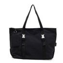 Black Modern Utility Tote Bag for Women - Large Capacity Shoulder Bag with Detachable Pouch for Work, School & Travel - RnR Galore