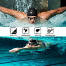 Black Swim Goggles Set with Cap, Nose Clip, Earplugs & Case: Anti - Fog UV Protection for Men & Women - RnR Galore