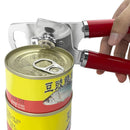 Blue (2 - Pack) Heavy - Duty Manual Can Opener - Ergonomic 3 - in - 1 Tool with Stainless Steel Cutter & Bottle Opener - RnR Galore