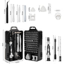 Blue and Black Professional 115 - in - 1 Precision Screwdriver Set - Magnetic Repair Tool Kit for PC, Laptop, Phone & Electronics - RnR Galore