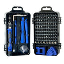 Blue and Black Professional 115 - in - 1 Precision Screwdriver Set - Magnetic Repair Tool Kit for PC, Laptop, Phone & Electronics - RnR Galore