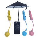 Blue Magnetic Phone Umbrella Sun Shade - Clear Outdoor Screen Visor, Anti - Glare Mini Parasol for iPhone - RnR Galore
