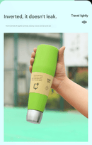 Blue Premium 304 Stainless Steel Vacuum Insulated Water Bottle - 532ml Large Capacity Sports Flask with 12 - 24 Hour Thermal Retention, Leak - Proof Portable Travel Mug for Gym, Office, Car and Outdoor Activities - RnR Galore