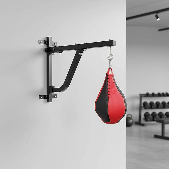 Boxing Punching Bag Wall Pivot Rack – Swivel Mount for Home Gym - RnR Galore