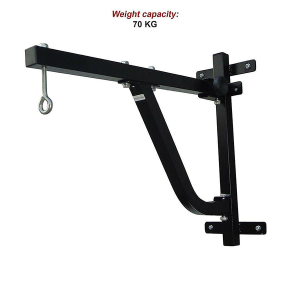 Boxing Punching Bag Wall Pivot Rack – Swivel Mount for Home Gym - RnR Galore