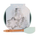 Bread and Butter Electroplate Icy Snowflake Mini Mix Bowl Set - RnR Galore