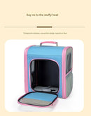 Breathable Pet Carrier Backpack - Large Capacity, Multiple Windows, Oxford Cloth(green) - RnR Galore
