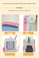 Breathable Pet Carrier Backpack - Large Capacity, Multiple Windows, Oxford Cloth(pink) - RnR Galore
