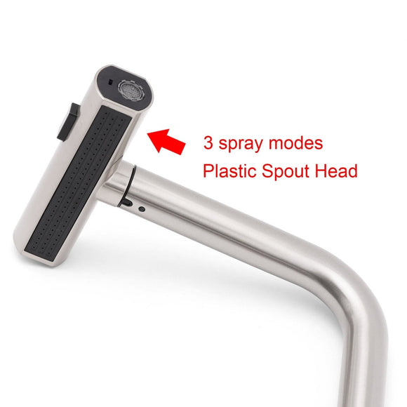 Brushed Nickel 3 - Mode Kitchen Mixer Pull Out Down Sink Laundry Faucet Tap WELS - RnR Galore