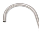 Brushed Nickel 435mm Tall Slim Round Kitchen Laundry Sink Mixer Faucet Tap Spout - RnR Galore