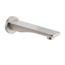 Brushed Nickel Round Bathtub Bubble Outlet Wall Mounted Spout Stainless Steel - RnR Galore