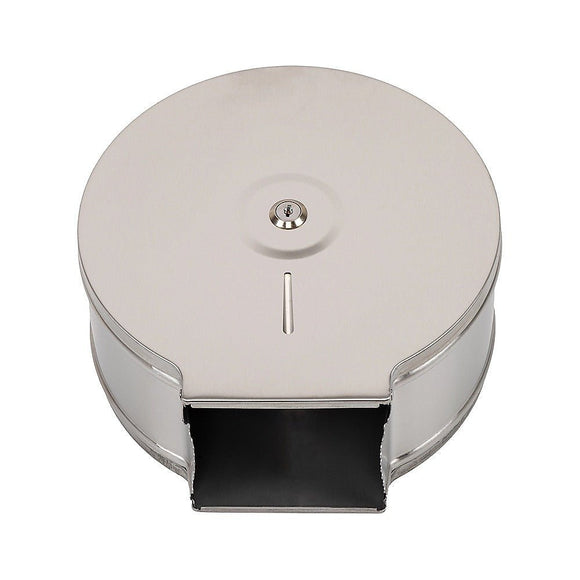 Brushed Stainless Steel Wall Mounted Toilet Paper Towel Dispenser - RnR Galore
