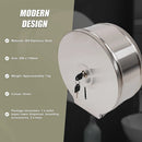 Brushed Stainless Steel Wall Mounted Toilet Paper Towel Dispenser - RnR Galore