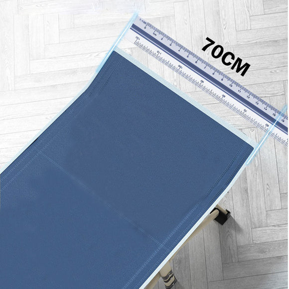 Camping Portable Stretcher Single Foldable Folding Bed Mattress Recliner Mat - navy - RnR Galore