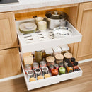 CARLA HOME 2 Pack Pull Out Cabinet Organizer Expandable for Cabinets with Adjustable Slide Out Shelves and Easy Installation (White) - RnR Galore